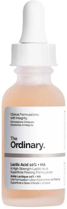 The Ordinary Lactic Acid 10% + HA 2% veido šveitiklis, 30 ml