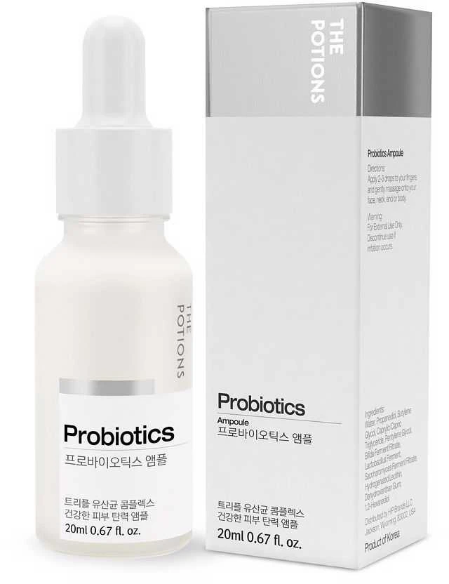 The Potions Probiotikai Ampulė apsauginis serumas su probiotikais 20ml