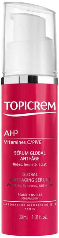 Topicrem AH3 Global Anti-Aging Serum stangrinamasis serumas nuo raukšlių, 30 ml