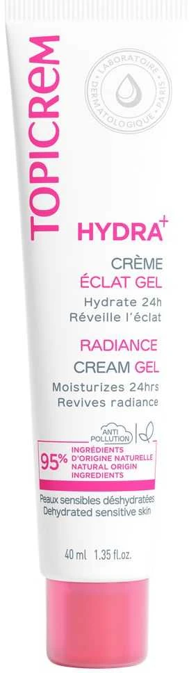Topicrem HYDRA+ drėkinamasis spinduliavimo gelis, 40 ml
