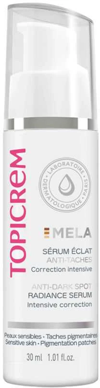 „Topicrem MELA“ serumas nuo tamsių dėmių, suteikiantis spindesio, 30 ml