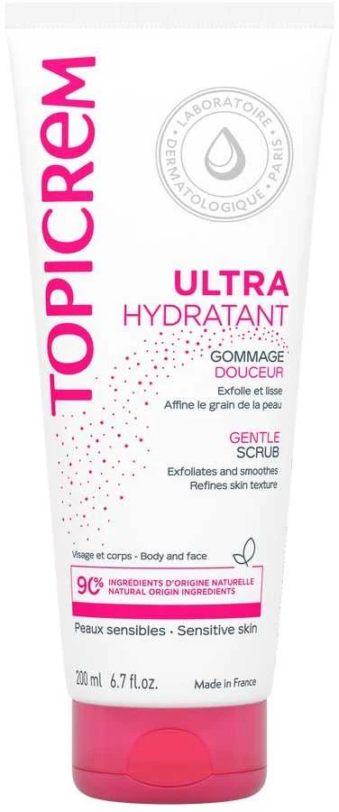 Topicrem Gentle Scrub švelnus šveitiklis veidui ir kūnui, 200 ml