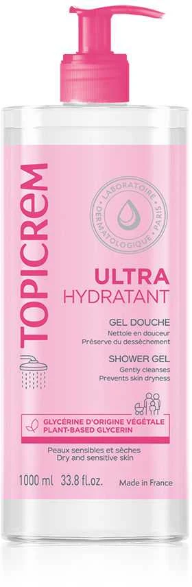 Topicrem Ultra-Moisturizing Dušo želė, 1000 ml