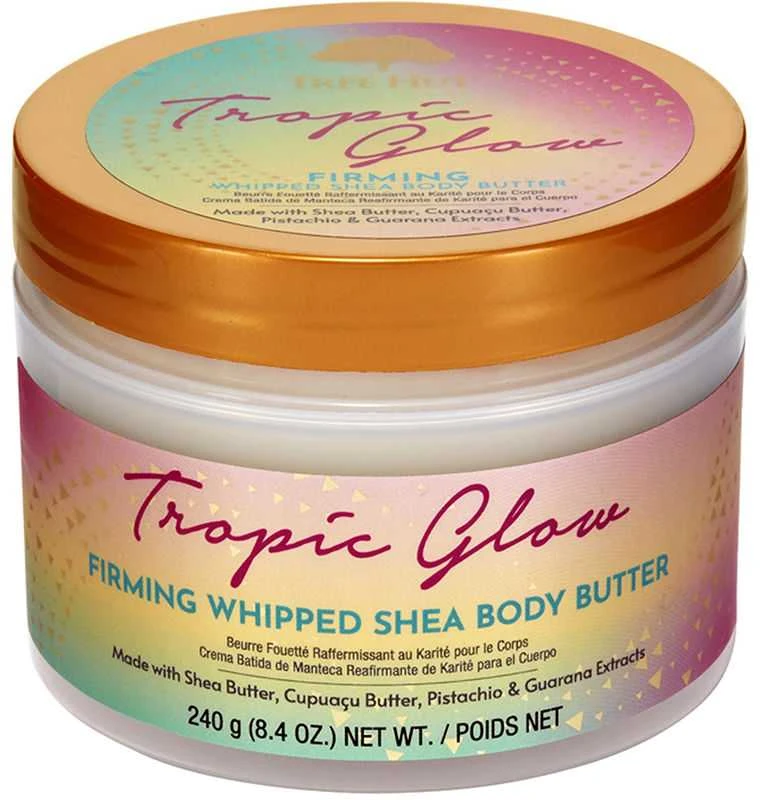 Tree Hut Tropic Glow Firming Whipped Shea Body Butter stangrinantis kūno sviestas, 240 g