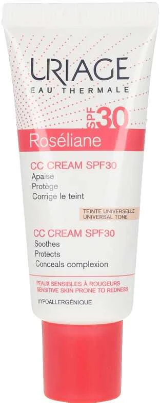 URIAGE, ROSELIANE CC toninis koreguojamasis apsauginis kremas su SPF30+, 40ml, Spalva: Medium