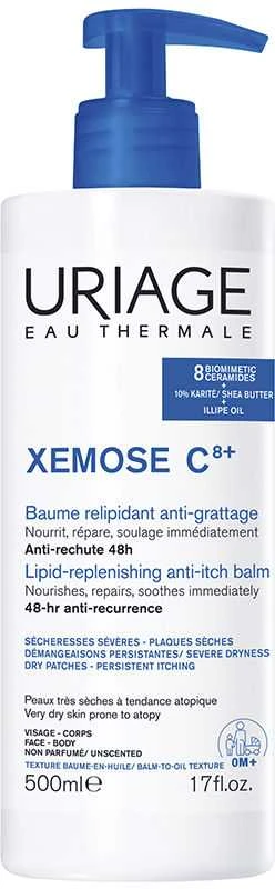 Uriage Xémose Anti-Itch Soothing Oil Balm Raminamasis balzamas labai sausai odai, 500 ml