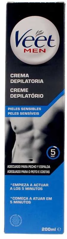 Veet Men depiliacinis kremas jautriai odai, 200ml pakuotė