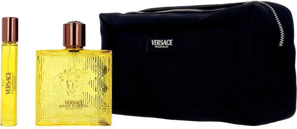 Versace Eros Energy rinkinys vyrams (EDP, 100 ml + EDP, 10 ml + kosmetinė)
