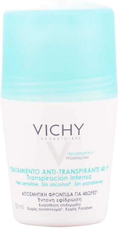 Rutulinis dezodorantas - antiperspirantas Vichy Intense Roll On 48H, 50 ml