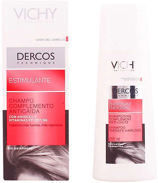 "Vichy Dercos" stimuliuojantis energizuojantis šampūnas nuo plaukų slinkimo 200ml