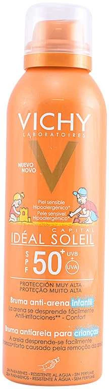 Vichy Capital Soleil Anti-Sand Mist SPF 50+ purškiama apsauginė dulksna nuo saulės vaikams, 200 ml