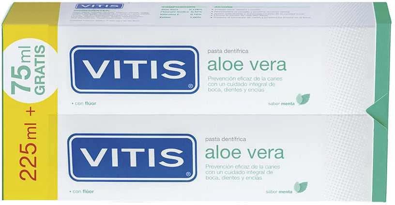Vitis Aloe Vera dantų pasta su alaviju 150mlx2 vnt