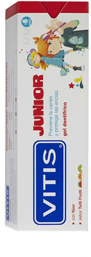 Dentaid Vitis Junior Gel 75ml dantų pasta