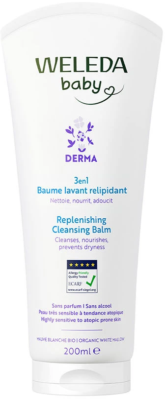 Weleda Baby 3in1 Derma valomasis balzamas (valomasis balzamas) 200 ml