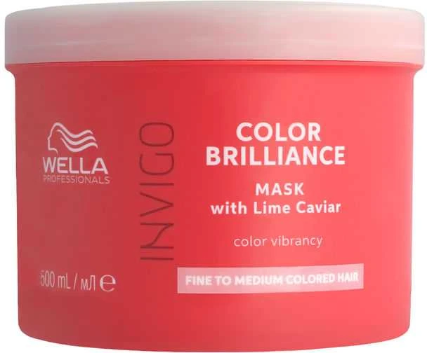 Wella Invigo Color Brilliance kaukė ploniems plaukams, 500 ml