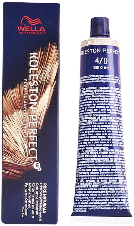 "Wella Koleston Perfect Me+ 4/0 Pure Naturals" plaukų dažai 60ml