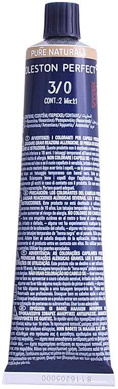 "Wella Koleston Perfect Me+ 3/0 Pure Naturals" plaukų dažai 60ml