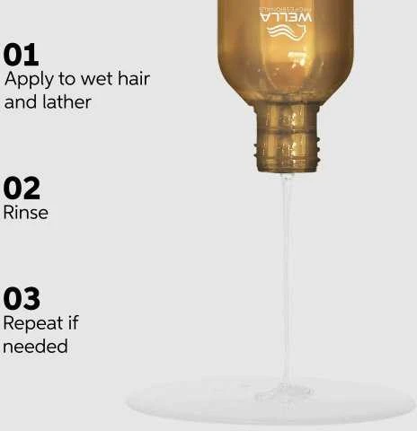 Wella Professionals Ultimate Smooth Šampūnas Maitinantis šampūnas su skvalanu ir omega-9, 250 ml