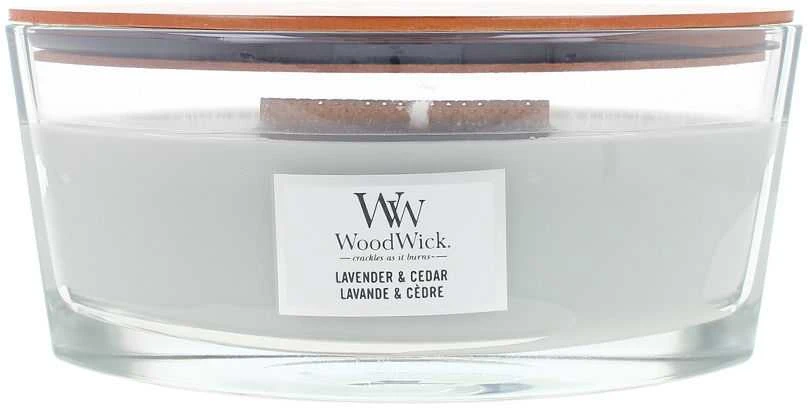 WoodWick Aromatinė žvakė (Lavender & Cedar), 453,6 g