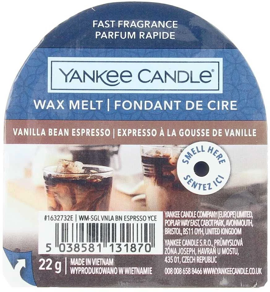 Yankee Candle Vanilla Bean Espresso 22g kvepianti žvakė
