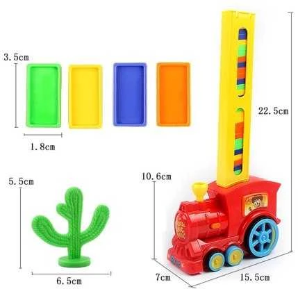 Clementoni Ruida Toys Elektrinis domino traukinukas