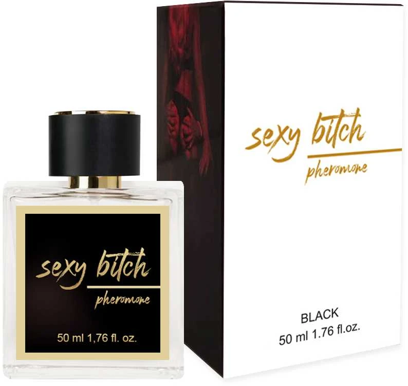 Aurora Sexy Bitch Juodas Pheromone feromonai moterims ir vyrams 50ml
