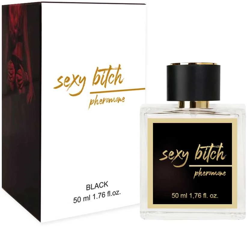 Aurora Sexy Bitch Juodas Pheromone feromonai moterims ir vyrams 50ml