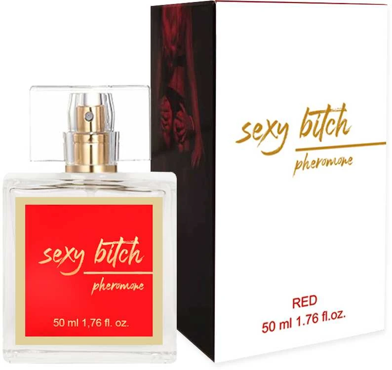 Aurora Sexy Bitch Raudona Pheromone feromonai moterims 50ml