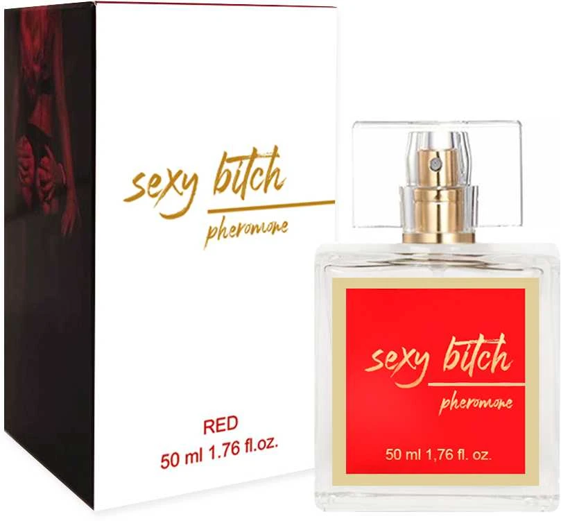 Aurora Sexy Bitch Raudona Pheromone feromonai moterims 50ml