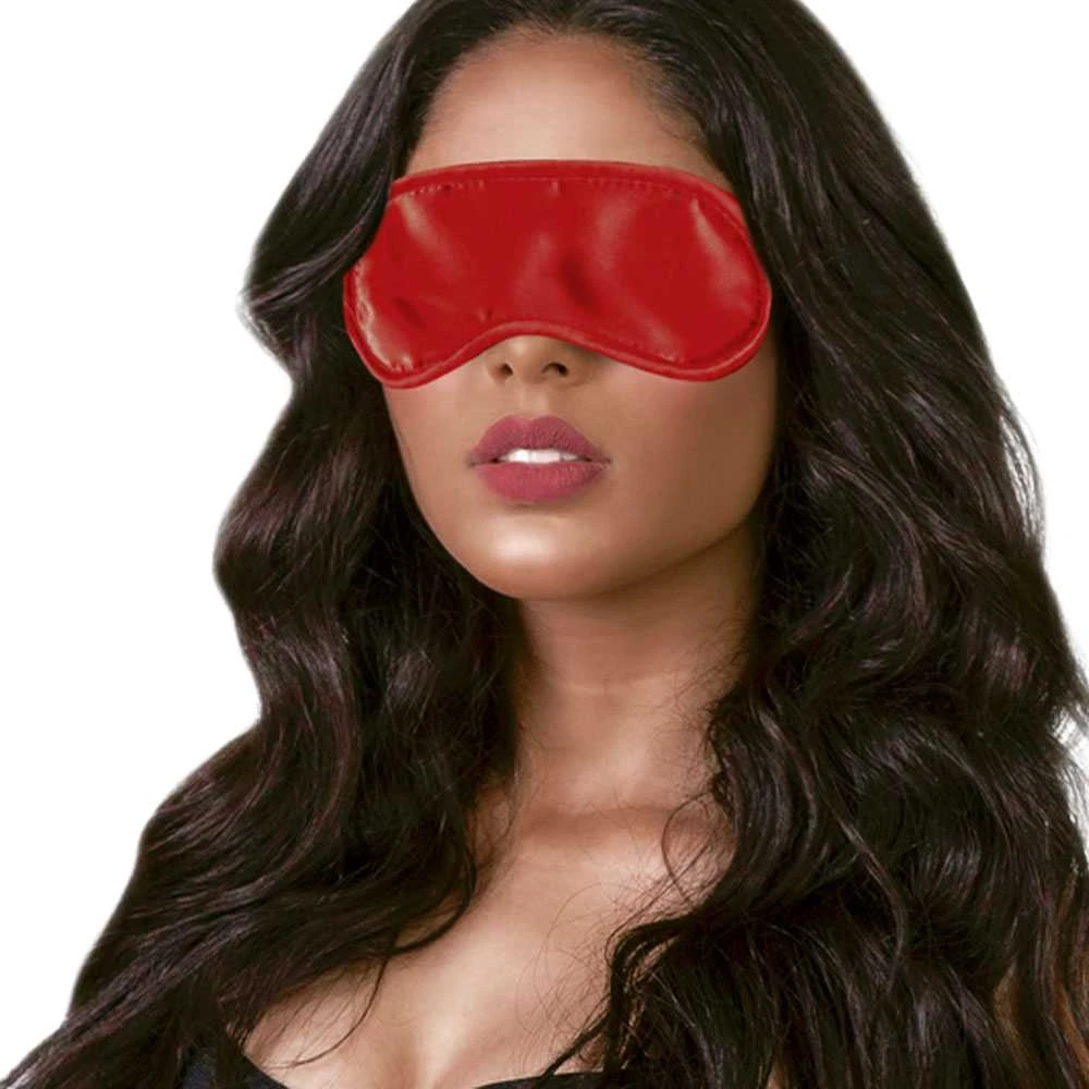 Bdsm I Fetish Secret Play Opaska-Raudonas BLINDFOLD