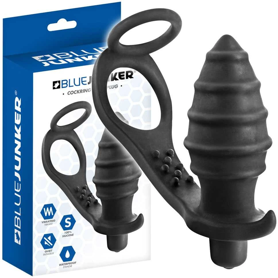 Bluejunker Cockring Anal Plug
