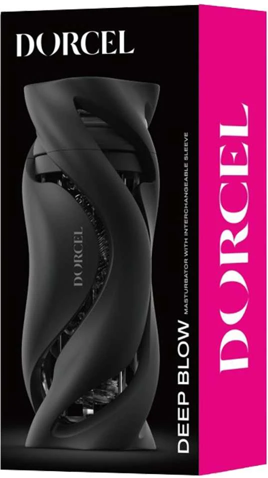 Marc Dorcel Deep Blow vyriškas masturbatorius Juodas