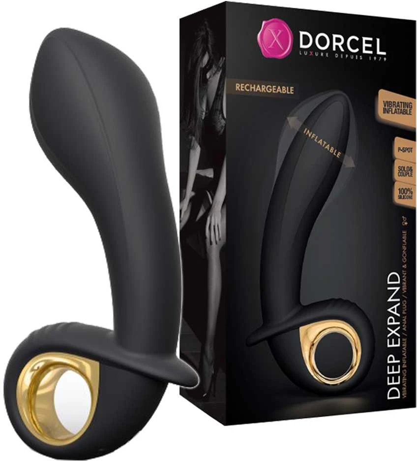 Pumpuojamas vibratorius Dorcel Deep Expand 16cm 10 režimų