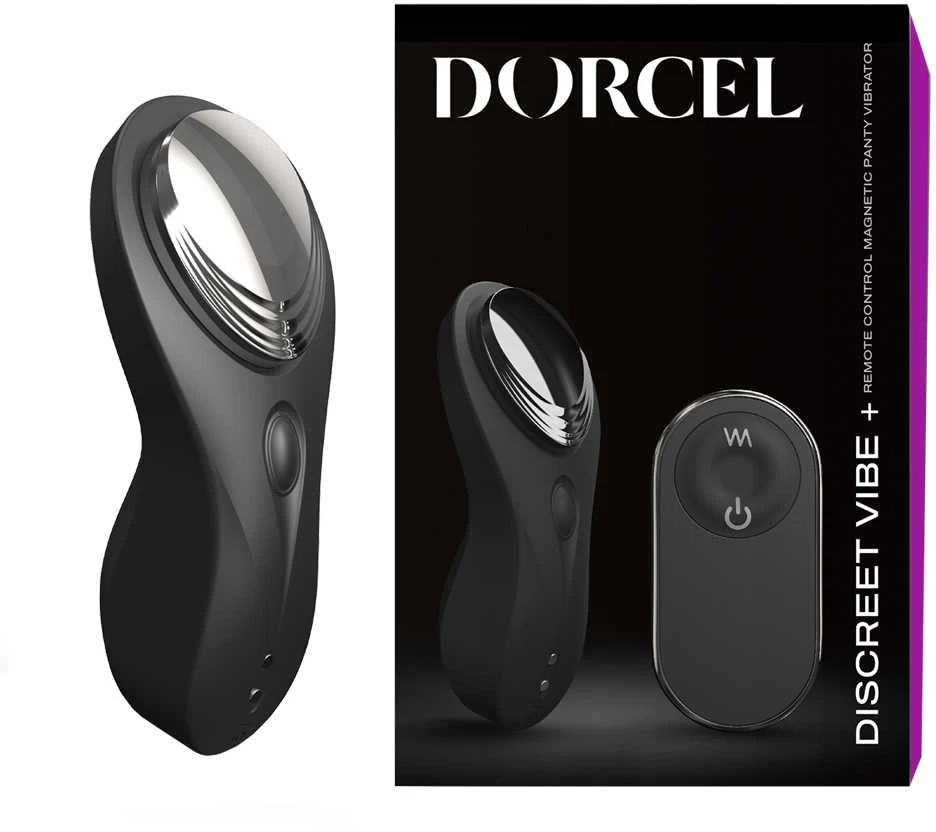 Marc Dorcel Discreet Vibe+ kelnaičių masažuoklis su magnetiniu užsegimu