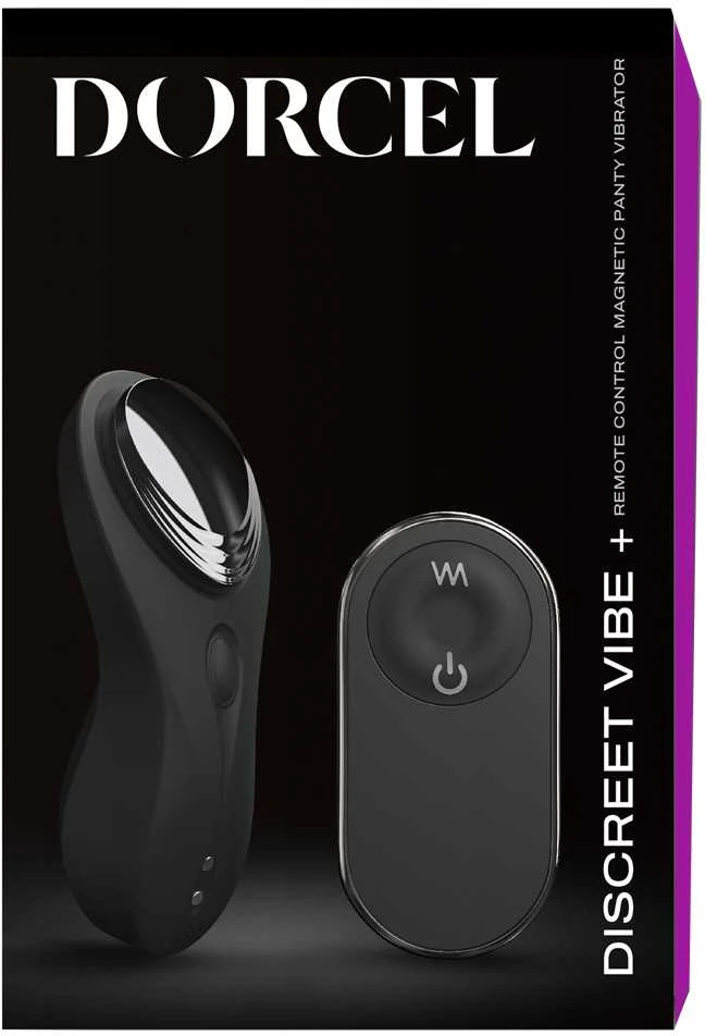 Marc Dorcel Discreet Vibe+ kelnaičių masažuoklis su magnetiniu užsegimu