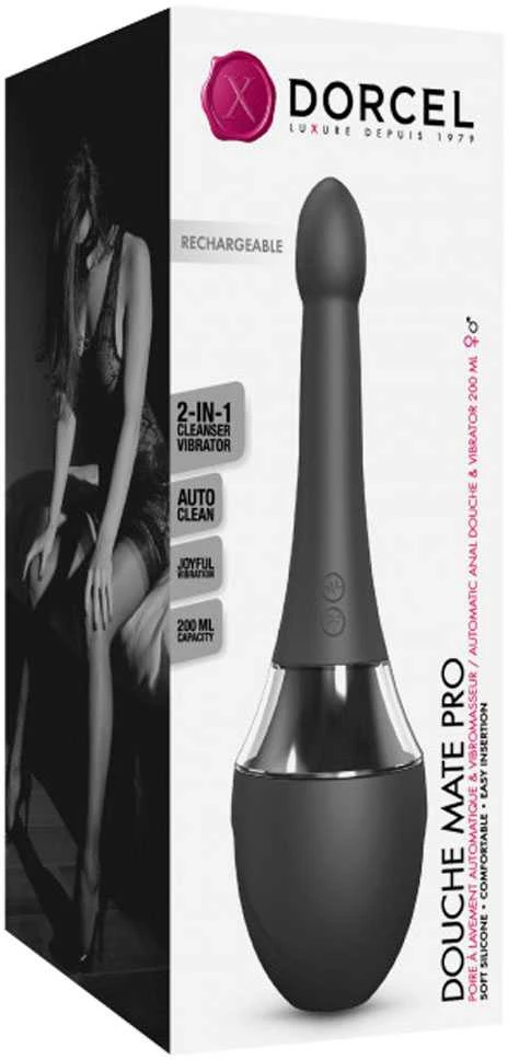 MARC DORCEL_Douche Mate Pro 2in1 klizma ir analinis vibratorius