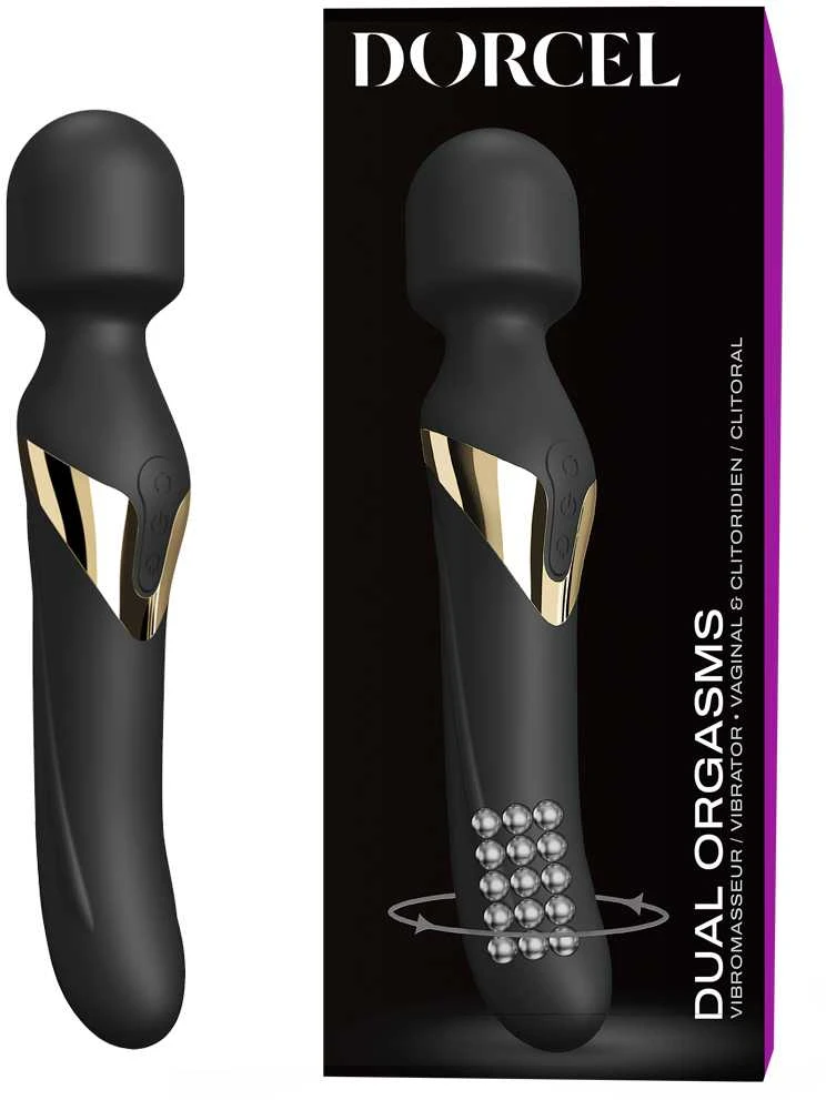 Marc Dorcel 2in1 rotacinis masažuoklis vibratorius Dorcel dual orgasms
