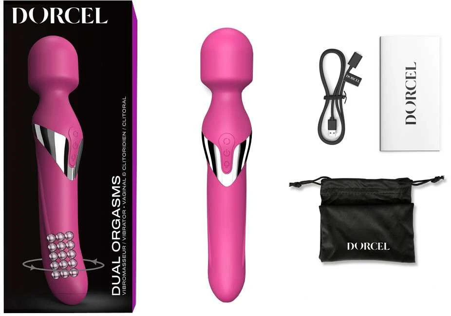Marc Dorcel 2in1 rotacinis masažuoklis vibratorius Dorcel dual orgasms