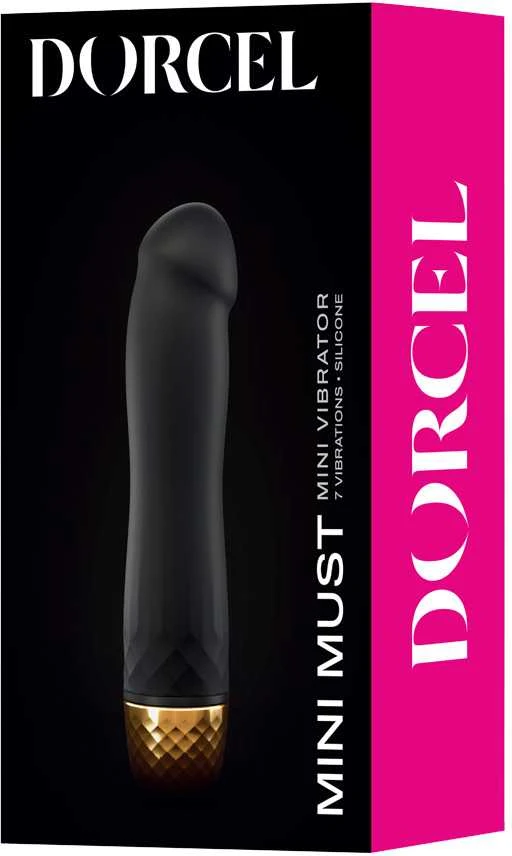 Marc Dorcel Klasikinis Dorcel Mini Must vibratorius, 7 režimai, 12 cm