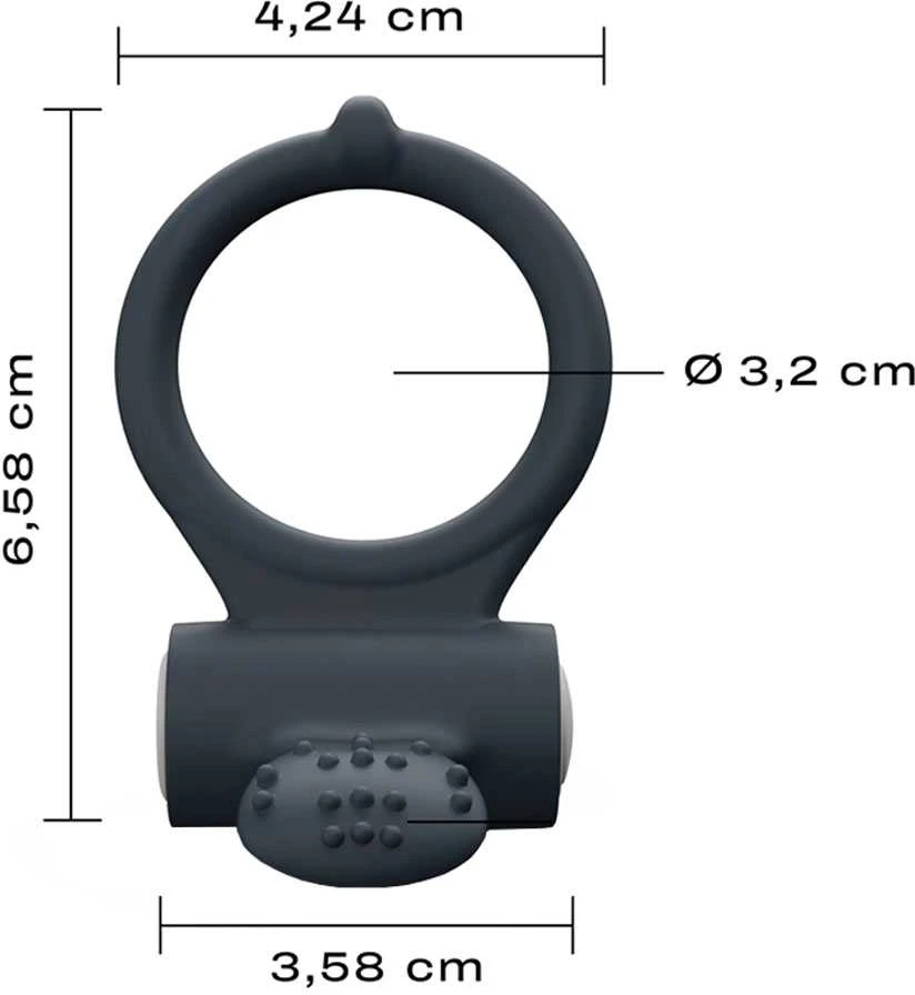 Marc Dorcel Power Clit V2 vibruojantis penio žiedas