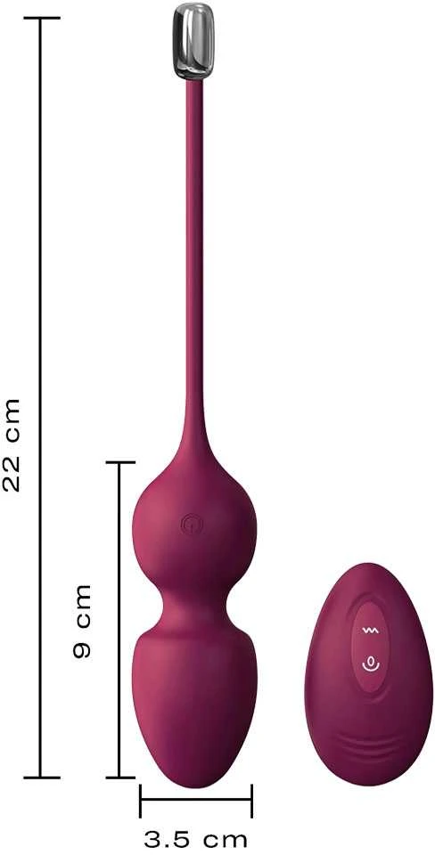Marc Dorcel DORCEL Silikoniniai makšties kiaušiniai Meilės kamuoliukai. Makšties sienelių stimuliavimas ir sužadinimas.