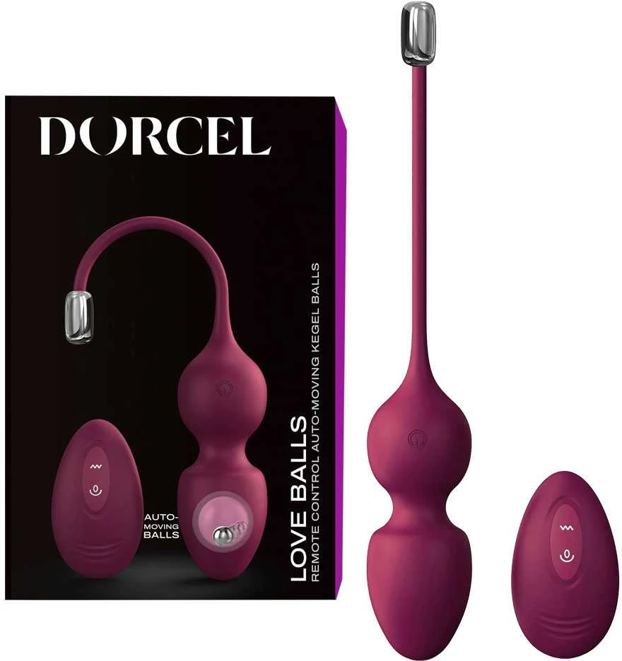 Marc Dorcel DORCEL Silikoniniai makšties kiaušiniai Meilės kamuoliukai. Makšties sienelių stimuliavimas ir sužadinimas.