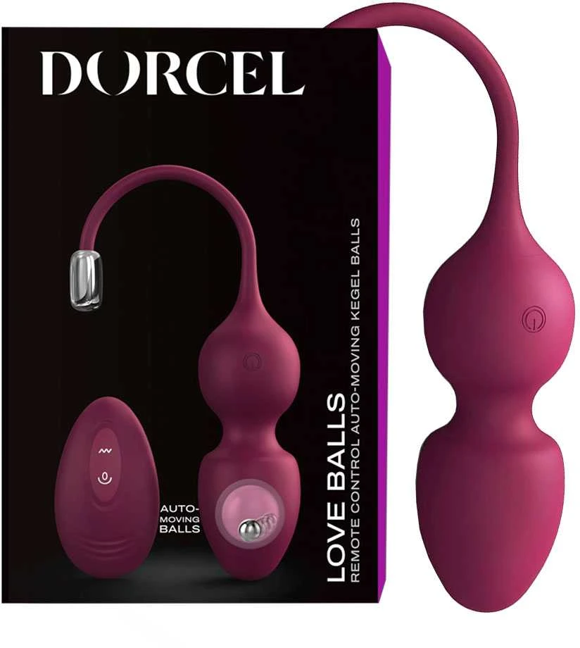 Marc Dorcel DORCEL Silikoniniai makšties kiaušiniai Meilės kamuoliukai. Makšties sienelių stimuliavimas ir sužadinimas.