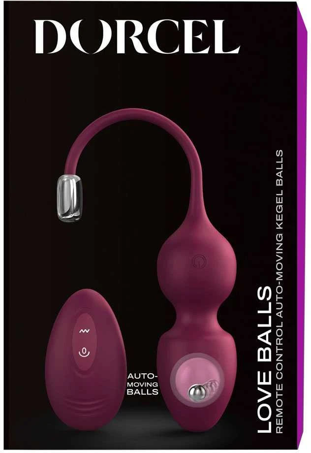 Marc Dorcel DORCEL Silikoniniai makšties kiaušiniai Meilės kamuoliukai. Makšties sienelių stimuliavimas ir sužadinimas.