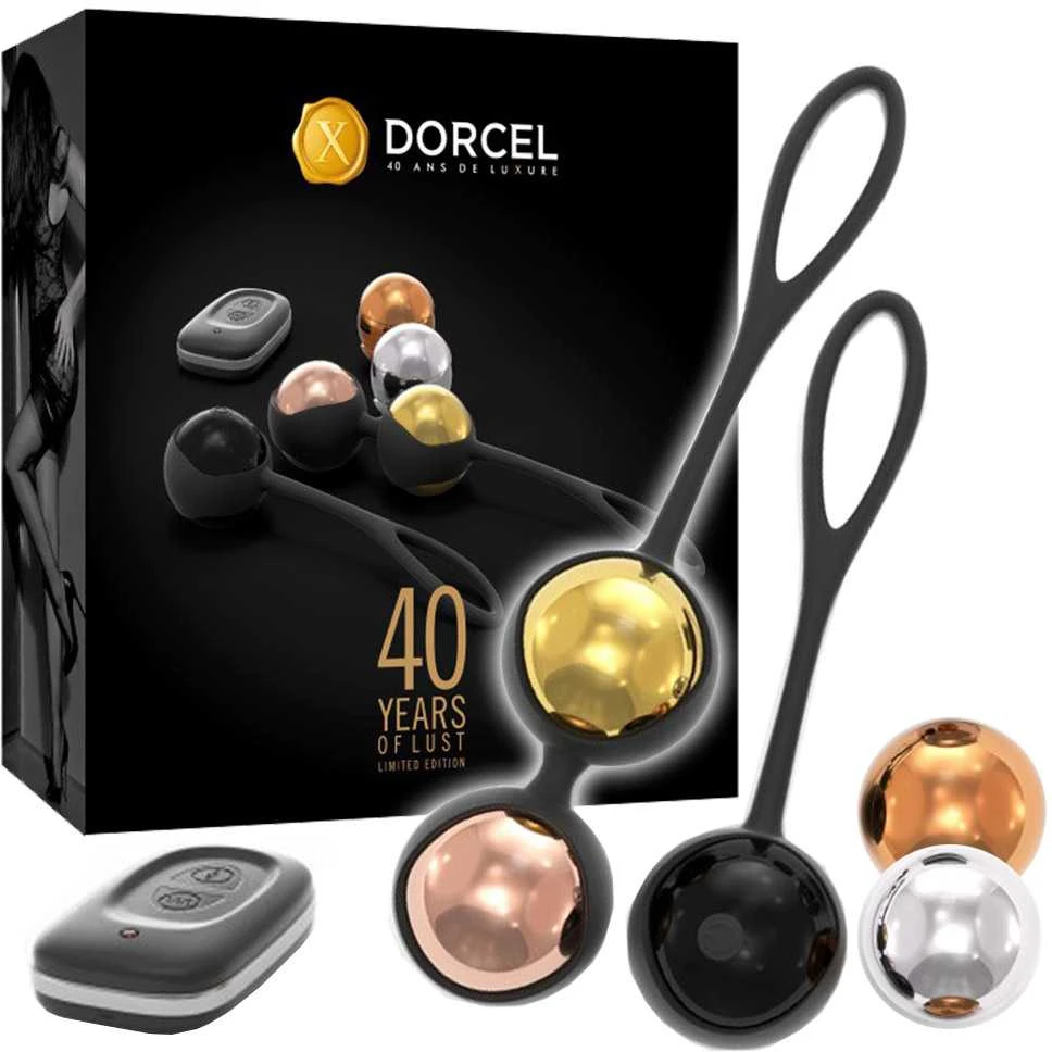 Marc Dorcel Training Balls geišos kamuoliukai 5vnt.