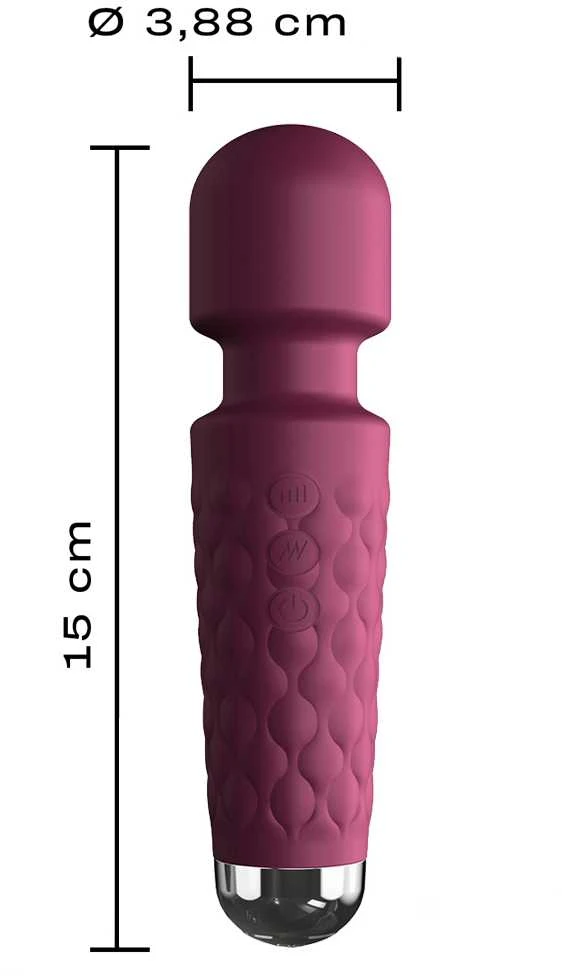 DORCEL Mini Wanderful Plum silikoninis vibratorius su galinga vibracija