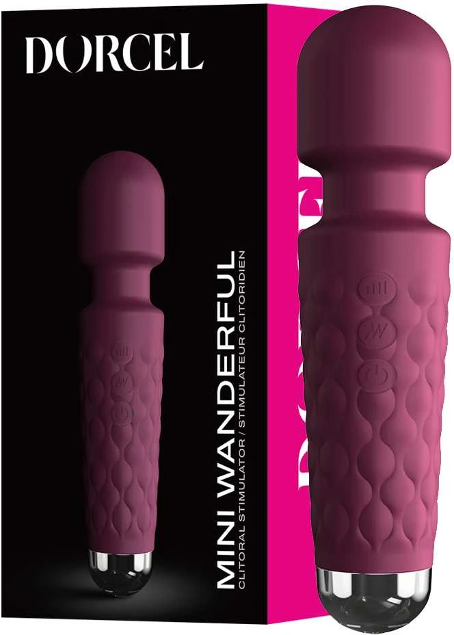 DORCEL Mini Wanderful Plum silikoninis vibratorius su galinga vibracija