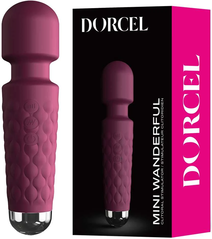 DORCEL Mini Wanderful Plum silikoninis vibratorius su galinga vibracija