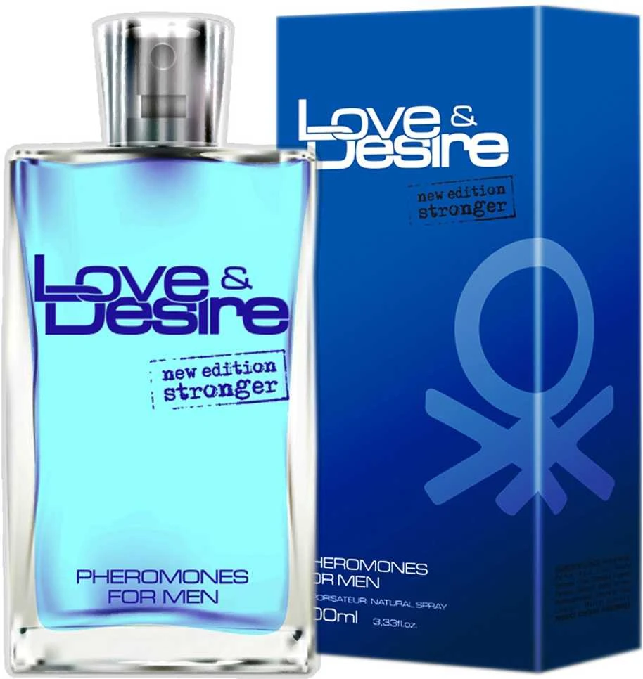 Love Desire Eromed kvepalai iki 100 ml. Gaivus ir jausmingas aromatas pasimatymui. Kvepiantys feromonai.