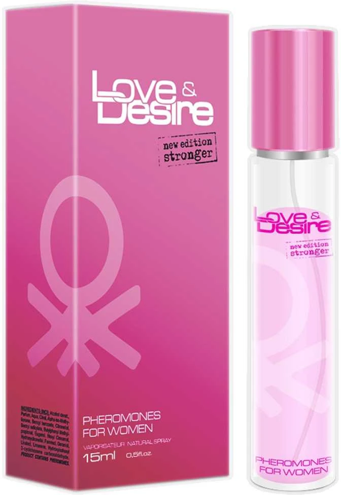 Love Desire Feromonai moterims feromonai moterims purškalas 15ml